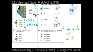 Question 28 PSAC 2018 [upl. by Enrico]