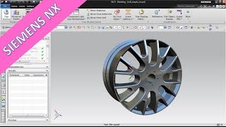 Simple Rim  einfache Felge  Siemens NX 9 Training [upl. by Louie]