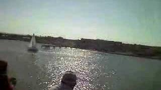 Texas Treasure Cruise Ship leaving Aransas Pass Harbor [upl. by Ley88]