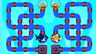 save the fish game fishdom pull the pin max level android gameplay 15 [upl. by Ainnos]