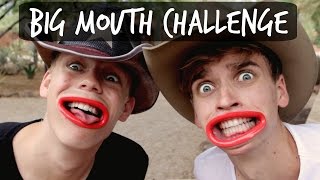 BIG MOUTH CHALLENGE WITH CASPAR [upl. by Sdlonyer49]