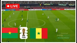 Burkina Faso vs Senegal  AFCON  Africa Cup of Nations Qualifying PES21 [upl. by Mada]