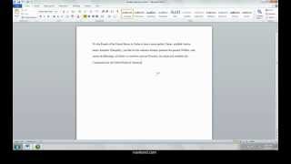 How to Double Space in Microsoft Word [upl. by Niamjneb333]