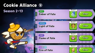 Cookie Alliance Season 213 Easy to Expert One Team Only Guide  Cookie Run Kingdom [upl. by Anaiq]