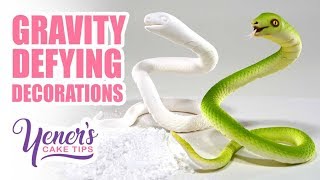 How to Make GRAVITY DEFYING DECORATIONS  Yeners Cake Tips by Serdar Yener from Yeners Way [upl. by Thomasine928]