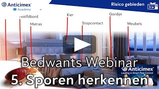 Bedwants webinar 5 Sporen van bedwantsen herkennen [upl. by Jorgan529]