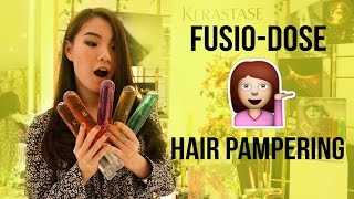 REVIEW  VLOG ON KÉRASTASE FUSIO DOSE TREATMENT  PearlTJI [upl. by Shaya270]