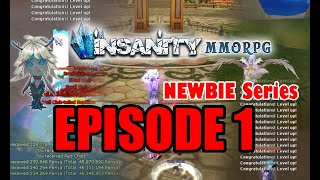 Insanity Flyff Newbie Series  Episode 1 Leveling 1300 [upl. by Valerle]