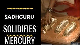 Solidifying Mercury Acharya Balakrishna amp Sadhguru [upl. by Enidanreb]