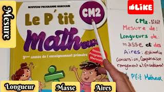 Mesure de Longueurs de masses et dAiresCM2le ptit matheux [upl. by Orvil151]