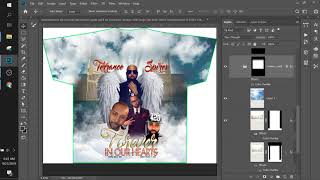 All Over Remembrance Memorial RIP Photo Shirt Photoshop Design Template Tutorial How to Design [upl. by Capriola]