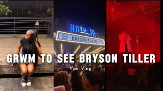 GRWM FOR BRYSON TILLER CONCERT  Vlog hair appointment outfit etc [upl. by Davine]