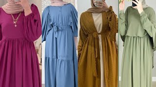 Modern simple abaya designs 2023 turkishabayadesign openstyleabaya [upl. by Dario]