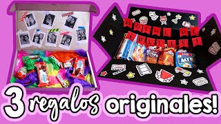 3 REGALOS ORIGINALES para tu NOVIOMEJOR AMIGA💕 Especial del día del AMOR y la AMISTAD [upl. by Rabma]