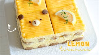 LEMON TIRAMISU  Tiramisu Chanh Vàng [upl. by Morven]