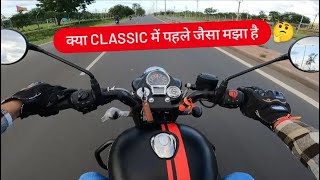 New 2022 Classic 350 First Ride Impression  Royal Enfield Classic Stealth Black [upl. by Nyasuh]