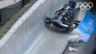 Bobsleigh Beijing 2022  Womens Monobob Heats 3amp4 highlights [upl. by Aietal]