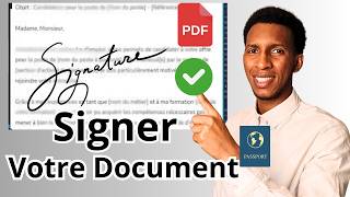 Comment mettre une signature sur un document PDF  Faire une signature électronique [upl. by Isahella]