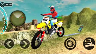 Drive Motorcycle For Offroading  Uphill Offroad Motorbike Rider 🛵🟢 Gameplay 225 √ Flash Simulator [upl. by Seto]