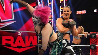 The Kabuki Warriors vs Shayna Baszler amp Zoey Stark – Title Match Raw highlights March 11 2024 [upl. by Sorilda]