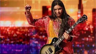 Maya Neelakantan 10YearOld Indian Prodigy ROCKS Americas Got Talent With Fusion Performance [upl. by Jacobba]