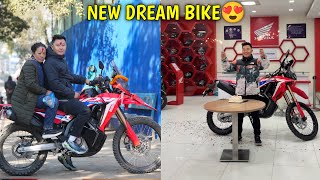 DREAM BIKE KINERA AMA SANGA PUJA GARNA GAYE😍  CRF RALLY 300  rajkumarthapamagar32 [upl. by Meilen450]