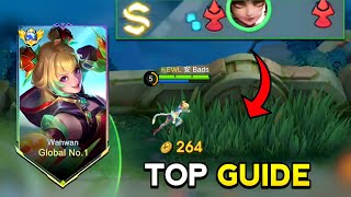 GLOBAL WANWAN PRO TUTORIAL  BEST GOLD LANE STRATEGY ROTATION [upl. by Anirbas]