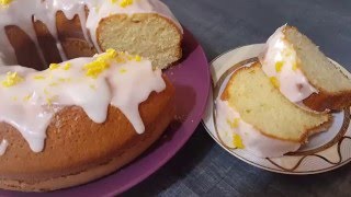 وصفات مريم كيك الليمون لا يقاوم cake au citron [upl. by Atter748]