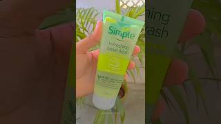 Simple face wash review 100ml Simple refreshing facial gel wash shorts flipkart beauty [upl. by Aihsel856]