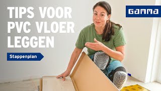 PVC vloeren zelf een PVC vloer leggen  GAMMA [upl. by Heyward]