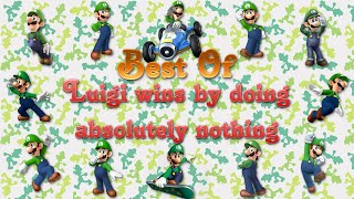 Best of Luigi wins by doing absolutely nothing [upl. by Leahcym]