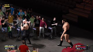 WWE 2K17  falls count anywhere  Andre the Giant vs Big Show with some extras [upl. by Ume]