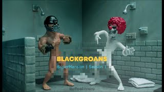 Black Saturn and Groaner  BLACKGROANS  SuperMansion  Season 1 [upl. by Oiralih]