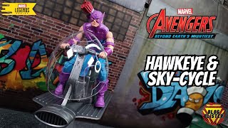 Marvel Legends Hawkeye con Sky Cycle Avengers Beyond Earths Mightiest Reviesion Reseña Review En Esp [upl. by Lau]