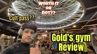 Gold’s gym review🏋️ Janakpuri west Rajiv Rawat [upl. by Nahbois]