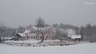 Winter in Swedish Village [upl. by Lebazej8]