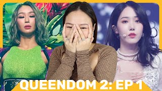 QUEENDOM 2 EP 1 PERFORMANCES REACTION [upl. by Leitnahs288]