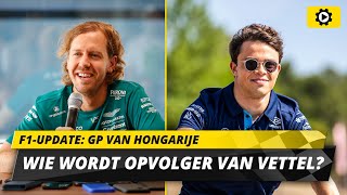 F1update Verstappen underdog in Hongarije wie vervangt Vettel [upl. by Auroora638]