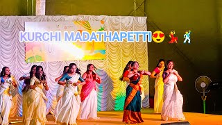 Onam Group Dance Kurchi Madathapetti Mix song💃🕺Funny 🤣😜  OfficialRockMR [upl. by Ahsieyn663]