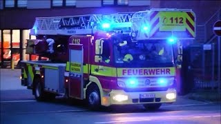 DLK KEF und RTW der Feuerwehr Ratingen [upl. by Nysila989]