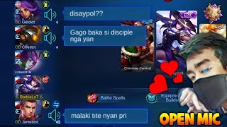 quot AY Gag0 si Disaypol yata yan par quot OPEN MIC RANKED GAMEPLAY 😂  MLBB [upl. by Artus551]