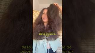 😱PELO ENCRESPADO INCREÍBLE rizos pelo cabello [upl. by Valerian]