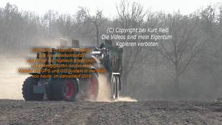 FENDT Vario 716 MChale v660 Rundballenpresse und Angehängter Göweil Ballenwickler [upl. by Horan469]