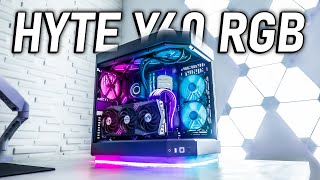 The ULTIMATE Hyte Y60 RGB PC Build [upl. by Notyard816]