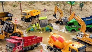 Bruder Toy Trucks for Kids  JCB Backhoes Dump Trucks Tractor Loaders Bulldozers  kids tv fun [upl. by Amoakuh]