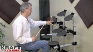 Kraft Music  Yamaha DTXPLORER Demo with Tom Griffin [upl. by Maffa]