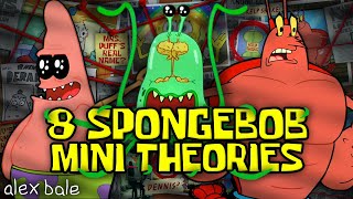 8 SPONGEBOB MINI THEORIES Larry the Lobster Alien Jellyfish Invasion etc Alex Bale [upl. by Oech581]