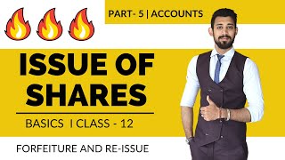 Issue of Shares  Forfeiture and Re issue  Class 12  Accounts  Part 5 [upl. by Ardelle]