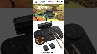 Donner Electronic Drum Set  7Pad Roll Up Drum Kit 🥁✨ shorts trendingshorts [upl. by Aidua19]