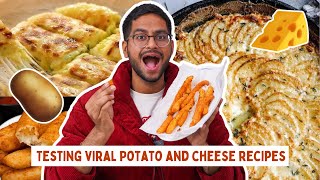 TESTING VIRAL POTATO amp CHEESE RECIPES  CRAZY RECIPES 😂 DID I LIKE ANYTHING [upl. by Hnad]